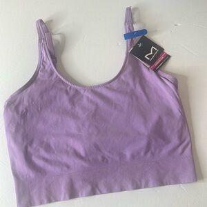 Maidenform M Seamless Smoothing Cropped Cami Sojourn Lilac Purple XL